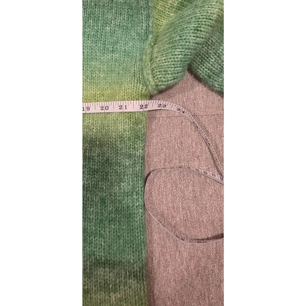 POL Green Ombre Open Front Cardigan Sweater | Size Small - Oversized NWOT